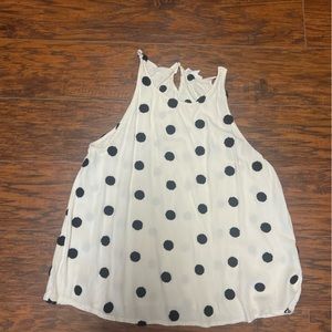 Blank and White Tank Top